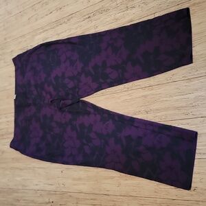 Chico's Purple Floral Pants